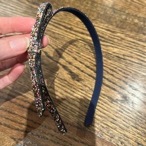 Crewcuts glitter bow headband Wee Ones